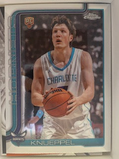 Knueppel, Kon 2025 Topps Chrome 254  ROOKIE HORNETS
