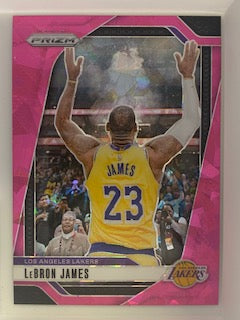James, Lebron 2024 Prizm pink ice  130  LAKERS CAVALIERS HEAT