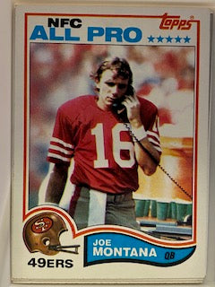 Montana, Joe 1982 Topps  488 49ERS NINERS