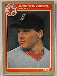 Clemens, Roger 1985 Fleer 155  ROOKIE RED SOX BLUE JAYS ASTROS YANKEES