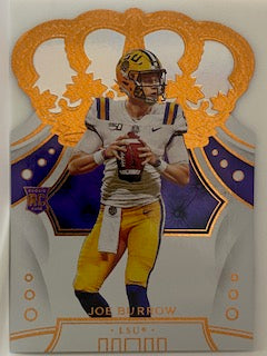 Burrow, Joe 2020 Panini Crown Royale draft 1  ROOKIE BENGALS