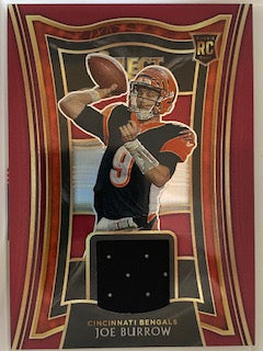 Burrow, Joe 2020 Select rookie selections jersey red rsjbo  ROOKIE BENGALS