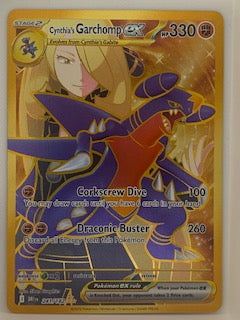Cynthia's Garchomp ex gold 241