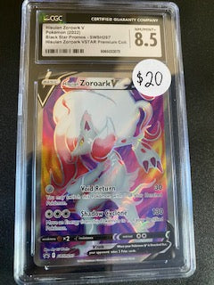Hisuian Zoroark V  CGC 8.5  swsh297