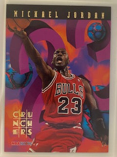 Jordan, Michael 1995 Hoops Crunchers  #1  BULLS WIZARDS