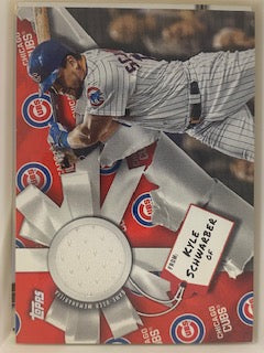 Schwarber, Kyle 2019 Holiday relics patch #whr-ks  CUBS PHILLIES