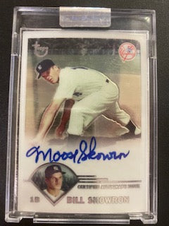 Skowron, Bill Moose 2003 Topps retired signatures autograph #tabs  YANKEES