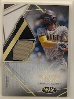 Tatis, Fernando Jr. 2022 Topps tier 1 game used patch T1r1-fta  PADRES