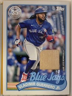 Guerrero, Vladimir Jr. 2024 Topps 1989 game used patch 89ruvg  BLUE JAYS