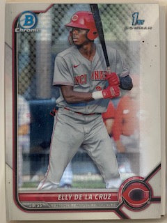 De la Cruz, Elly 2022 Bowman Chrome bcp50  ROOKIE REDS