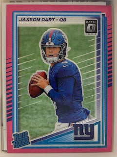 Dart, Jaxson 2025 Donruss optic pink 273  ROOKIE GIANTS