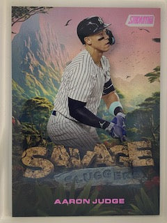 Judge, Aaron 2025 Stadium Club pink Savage slugger #ss19  YANKEES