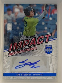 Stewart, Sal 2023 Elite Impact Impressions autograph #iisst  ROOKIE REDS