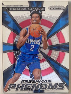 Gilgeous-Alexander, Shai 2018 Prizm freshman phenoms  15  ROOKIE THUNDER CLIPPERS
