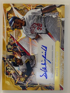 Winfield, Dave 2025 Topps Inception autograph gold 1/50  #ita-dw  YANKEES PADRES TWINS