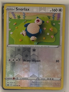Snorlax reverse holo 109
