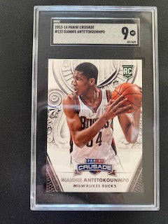 Antetokounmpo, Giannis  2013 Panini Crusade SGC 9  #122  ROOKIE BUCKS HEAT