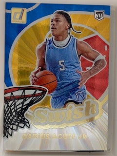 Acuff, Darius Jr.  2025 Donruss  NIL swish holo  #3  ROOKIE RAZORBACKS KINGS