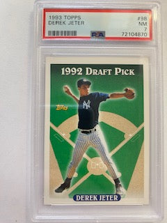 Jeter, Derek 1993 Topps PSA 7  #98  ROOKIE YANKEES