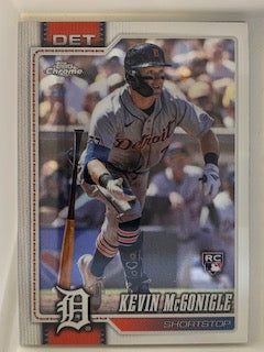 McGonigle, Kevin 2026 Topps Chrome refractor #16  ROOKIE TIGERS