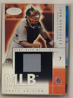 Rodriguez, Ivan 2004 Hot Prospect hot materials patch 65/325  hm/ir  RANGERS TIGERS