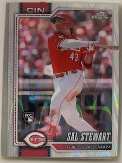 Stewart, Sal  2026 Topps chrome raywave #  ROOKIE REDS