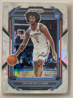 Williams, Jaylin 2022 Prizm cracked ice #247  ROOKIE THUNDER