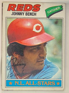 Bench, Johnny 1977 Topps 70  REDS