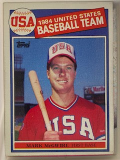 McGwire, Mark 1985 Topps #401  ROOKIE A'S CARDINALS