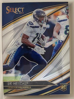 Metcalf, DK  2019 Select field level silver prizm #207  ROOKIE STEELERS SEAHAWKS