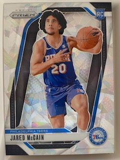 McCain, Jared  2024 Prizm cracked ice #222  ROOKIE 76ERS THUNDER