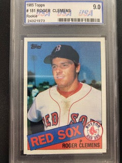 Clemens, Roger 1985 Topps USA 9 #181  ROOKIE RED SOX YANKEES BLUE JAYS ASTROS