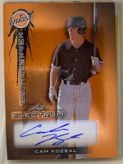 Kozeal, Cam 2024 Leaf Electrum autograph 4/49  #iick1  RAZORBACKS