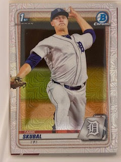 Skubal, Tarik 2020 Bowman Chrome mega refractor #bcp108  ROOKIE TIGERS DODGERS