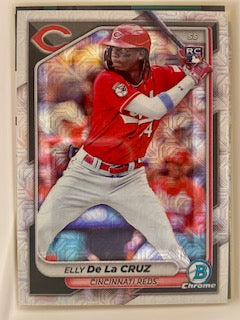 De la Cruz, Elly 2024 Bowman Chrome mega  #22  ROOKIE REDS