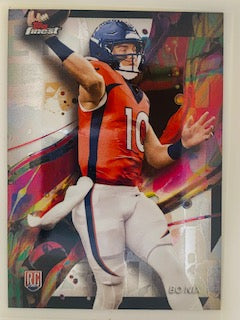 Nix, Bo  2024 Topps Finest refractor  63  ROOKIE BRONCOS