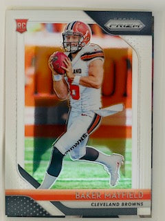 Mayfield, Baker  2018 Prizm  201  ROOKIE BUCCANEERS BROWNS