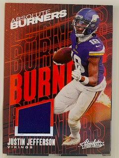Jefferson, Justin 2024 Absolute Burners patch #ab6  VIKINGS