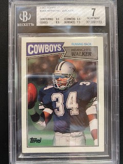 Walker, Herschel  1987 Topps  Beckett 7  #264  COWBOYS, VIKINGS, EAGLES