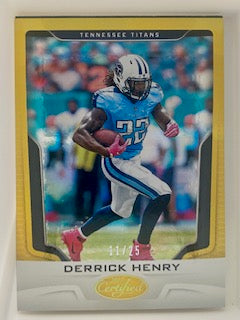 Henry, Derrick 2017 Leaf Certified  11/25  #50  TITANS RAVENS