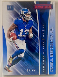 Beckham, Odell Jr.  2017 Panini Rookies Stars 6/25 #65  GIANTS