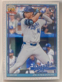 Caglianone, Jac  2026 Topps chrome 1991 silver pack mojo  #91c6  ROOKIE ROYALS