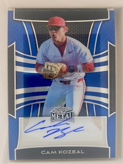Kozeal, Cam 2024 Leaf  autograph  11/25  #back1  ROOKIE RAZORBACKS