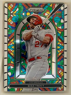 Trout, Mike  2022 Prizm stained glass #sg5  ANGELS