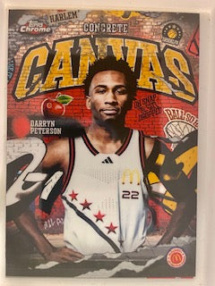 Peterson, Darryn  2025 Topps Chrome Mcdonalds Concrete Canvas #cc4 ROOKIE JAZZ