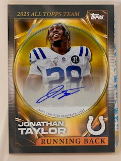 Taylor, Jonathan  2026 Topps all topps team autograph  #atta-jt  COLTS