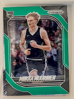 Muurinen, Mikka 2025 Prizm NIL green #68  ROOKIE RAZORBACKS