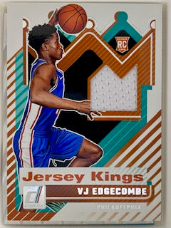 Edgecombe, VJ  2025 Donruss Jersey King patch #JK-vje  ROOKIE 76ERS