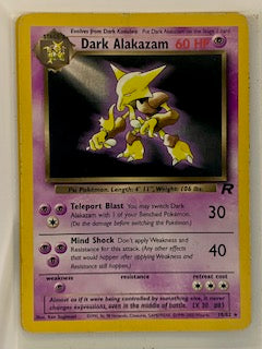 Dark Alakazam  Team Rocket  18/82