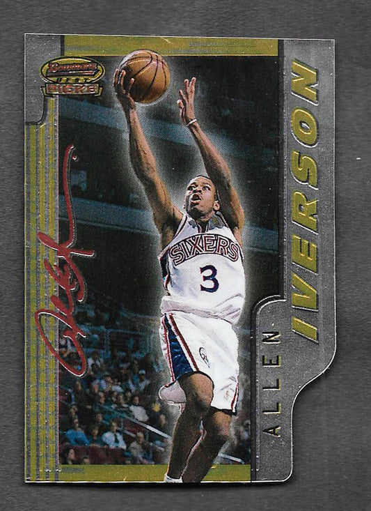 Iverson, Allen 1996 Bowman best die cut #bp9